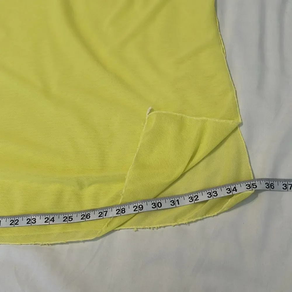 Chic Light Yellow Sheer Wrap approximately 43x70” so many ways to style worn 1x